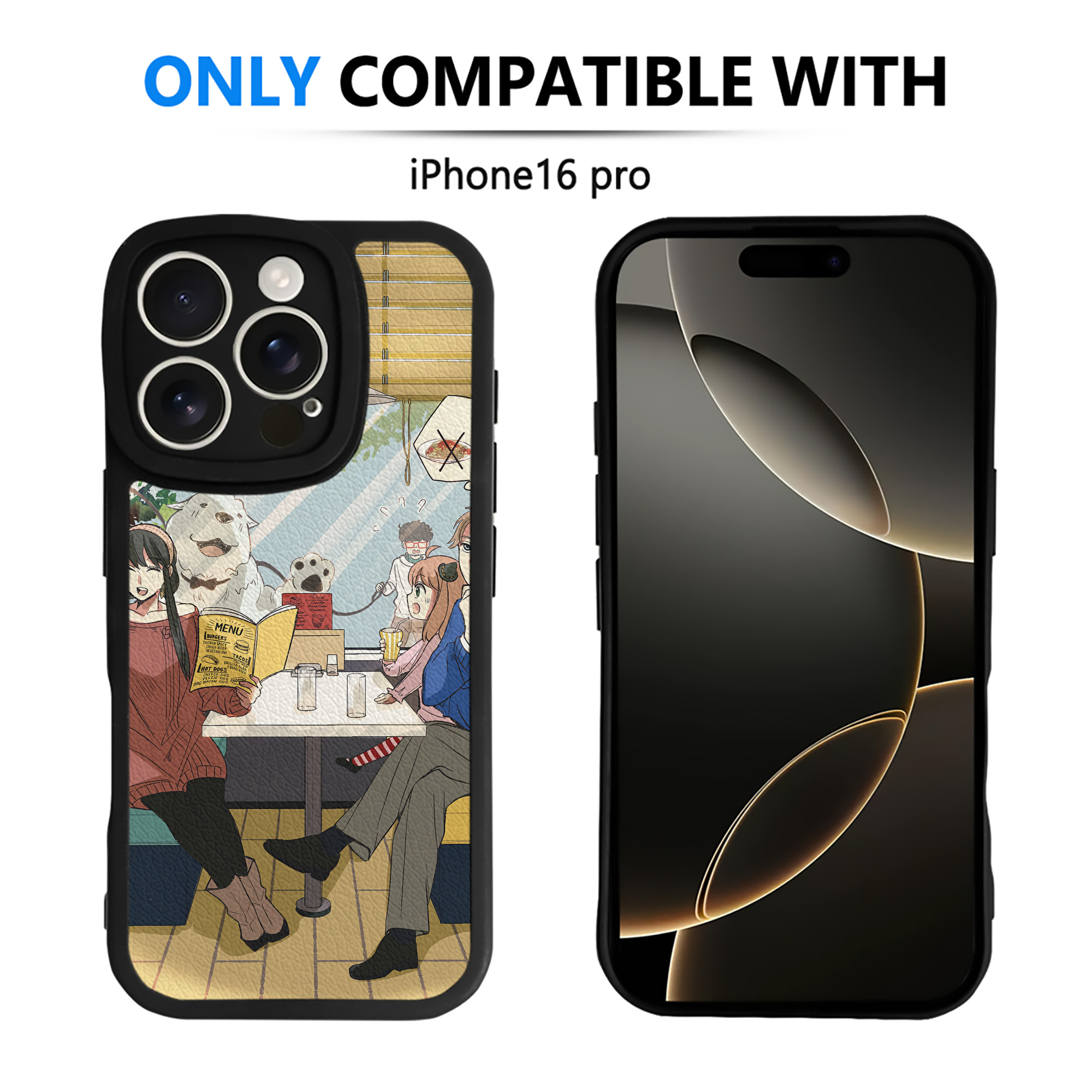（画像用） SPY×FAMILY间谍家家酒 【iPhone 16シリーズ対応】シリコンスマホケース（レザー調） 材質：シリコン